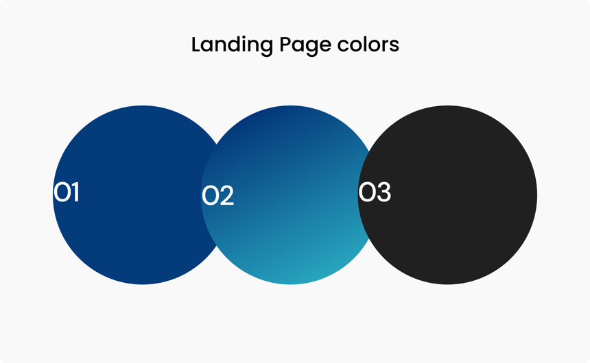 landing page colors
