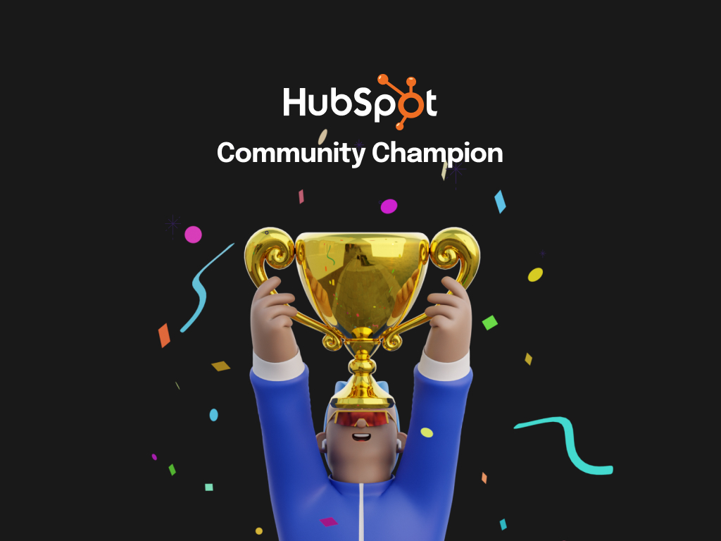 RP UXCollab recognized as HubSpot Community Champion by HubSpot